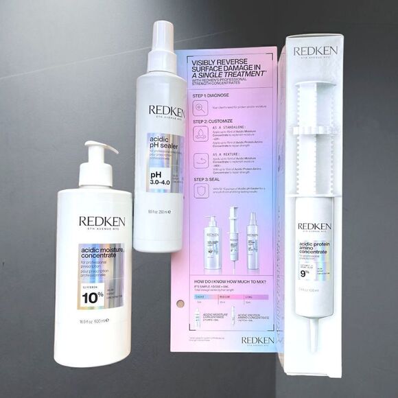 Redken Acidic Bonding Concentrate Large Full Size Trio - Picture 2 of 7